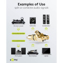 Goobay RCA Y-adapter must