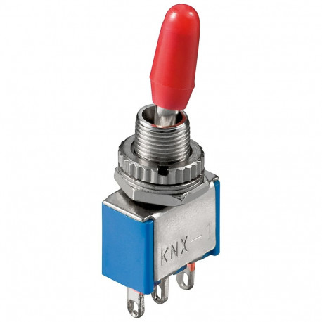 Goobay miniatuurne lüliti, ON - ON, 3 pinni, sinine korpus