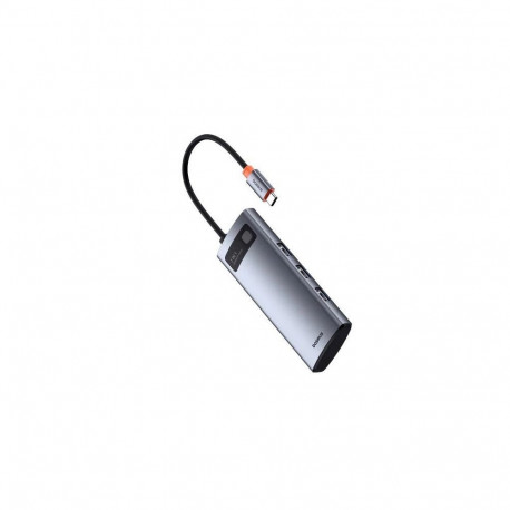 Baseus Metal Gleam Series 7-in-1 USB-C HUB Docking Station / Space Grey