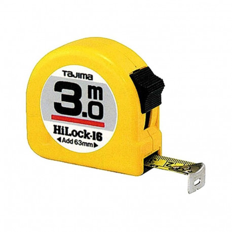 Tajima HI LOCK pocket tape 3mx16 mm, yellow