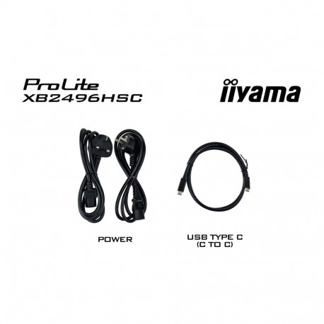 Monitor - IIYAMA ProLite XB2496HSC-B1 23.8" Full HD IPS 144 Hz Black