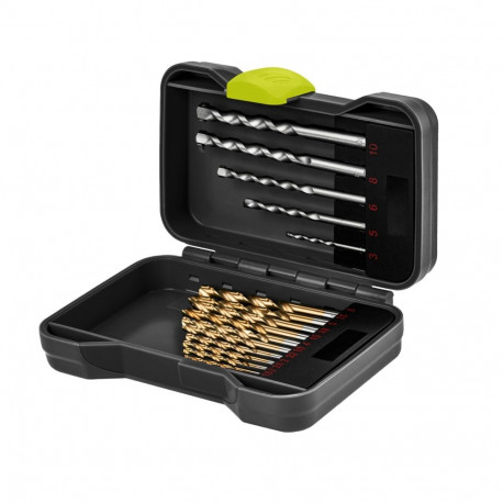 Goobay Tools metall- ja müüritise puuritera komplekt, 17-osaline
