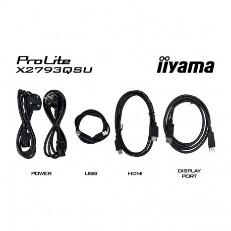 Monitor - IIYAMA ProLite X2793QSU-B1 27" QHD IPS 75Hz Black