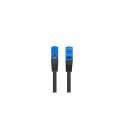 Patchcord kat.6a S/FTP CCA 5.0m czarny