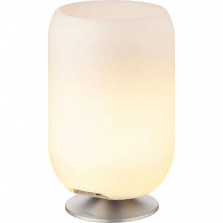 LED lamp with speaker and cooler Atmos silver