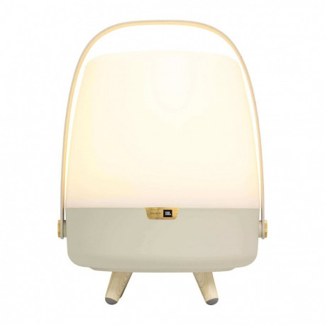 Portable lamp with speaker Lite-Up Play beige