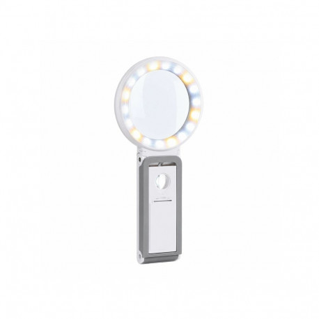 DA716 Lupa szkło powiększające do czytania składane led 2w1 30x 10x