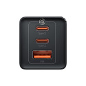 Baseus GaN 5 Pro Fast Charger CCGP120201 65W 1x USB-A 2x USB-C PD 3.0 QC 4.0 + USB-C cable