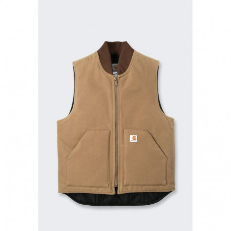 Carhartt vest V01 Firm Duck soojustatud, pruun