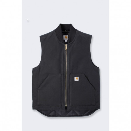 Carhartt Vest V01 Firm Duck Ins. Black