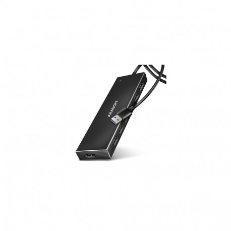 Axagon USB-jaotur HUE-F7A 7x USB 3.2 Gen 1 ALU FLAT micro power IN 1m USB-A USB 3.2 Gen 1 (3.1 Gen 1