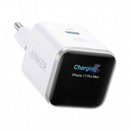 Anker Nano Charger 45W, Smart Display, White