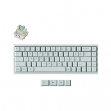 Keychron KEYBOARD USB-C Q16 HE 8K/LIGHT GREEN Q16HW-L1