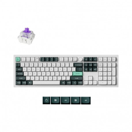 Keychron KEYBOARD WRL Q6 HE RGB/SHELL WHITE Q6H-P1