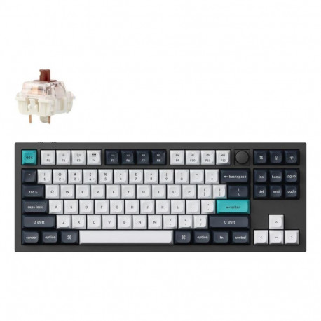 Keychron KEYBOARD WRL Q3 MAX RGB/CARBON BLACK Q3M-M3