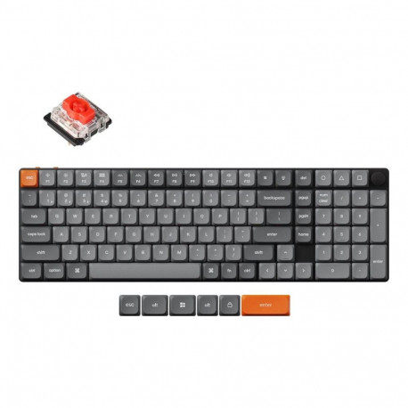 Keychron KEYBOARD WRL K17 MAX RGB/BLACK K17M-H1