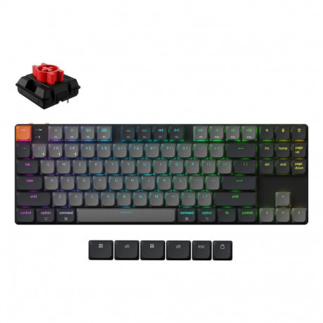 Keychron KEYBOARD WRL K1 RGB/BLACK K1X-B1