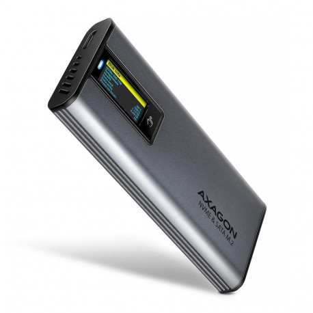 Axagon SSD ACC ENCLOSURE M.2 NVME/SATA USB3.2 EEM2-SD2