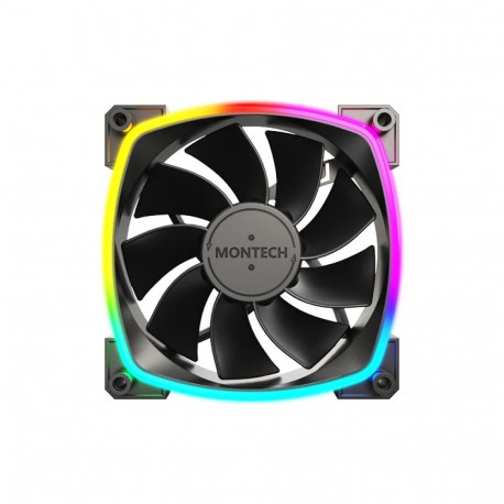 montech CASE FAN 120MM/RX120 PWM BLACK 3 IN 1