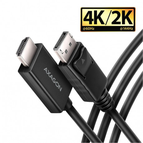 Axagon CABLE DP TO HDMI 1.8M/RVD-HI20C2