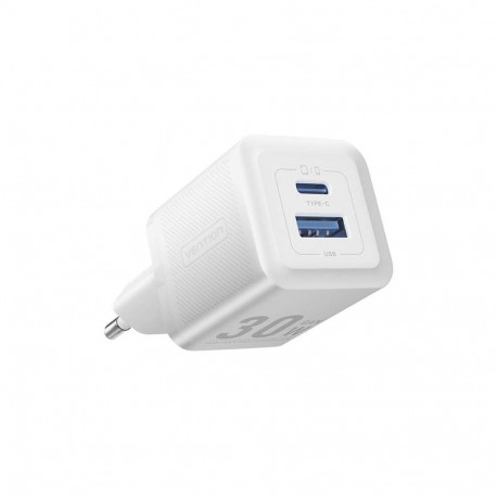 Vention MOBILE CHARGER WALL 30W USB/2P WHITE FEQW0-EU