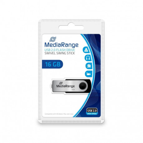 MEDIARANGE MEMORY DRIVE FLASH USB2 16GB/MR910
