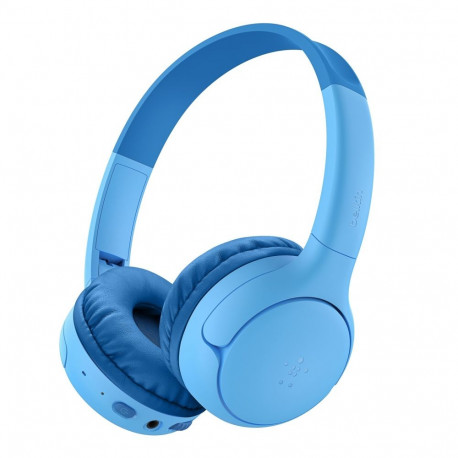Belkin laste juhtmevabad kõrvapealsed kõrvaklapid Soundform Mini 2, sinine .AUD012hqBL