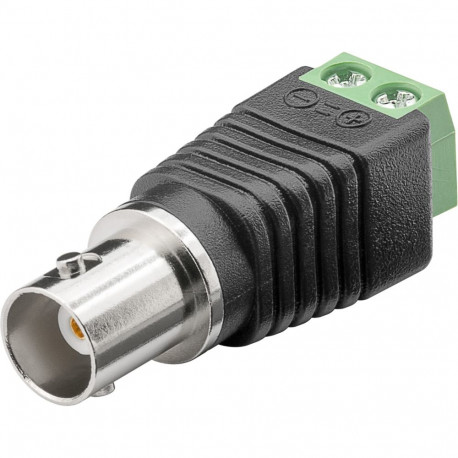 Goobay klemmiplokk 2-pin > BNC pesa (10 tk)