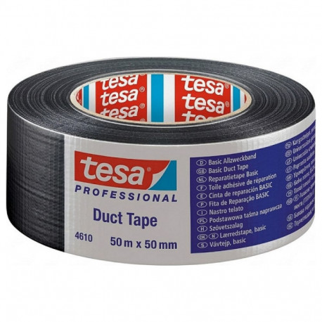 Tesa must riideteip 50m x 50mm 04610