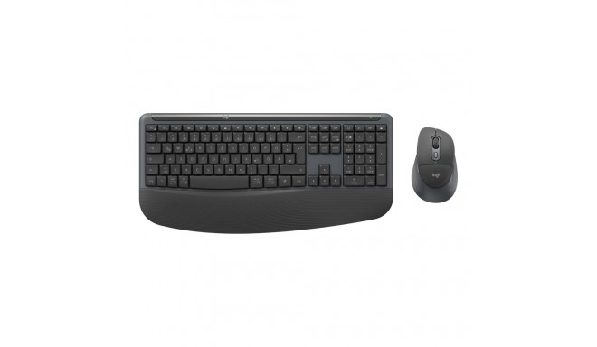 Logitech klaviatuur-hiire komplekt MK880 ärikasutuseks (CH), grafiit