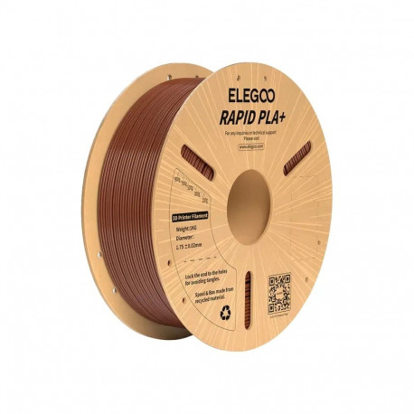 ELEGOO Rapid PLA+ Filament (Brown)