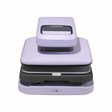 HTVRONT Auto 2 Digit Heat Transfer Press (Purple)