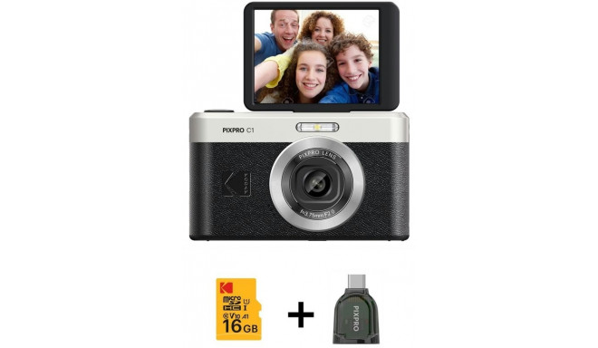 Kodak PixPro C1 Bundle, black