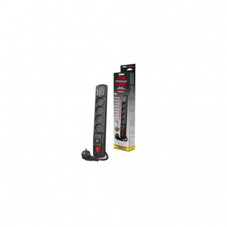 Power Strip - Acar F4 USB A+C 4-Outlet 2300 W 1.5 m Black