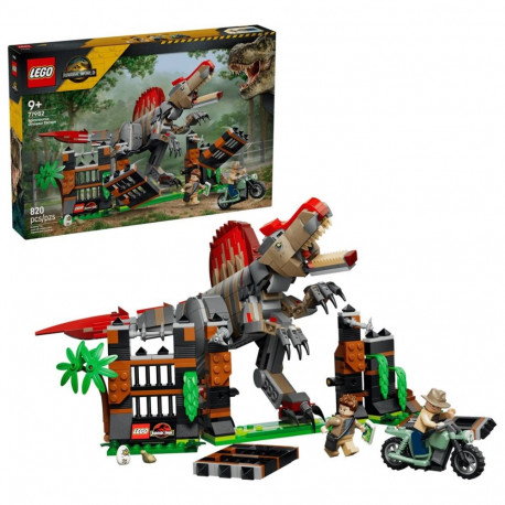 Constructor - LEGO Jurassic World 77982 Spinosaurus Dinosaur Escape 820 Pieces