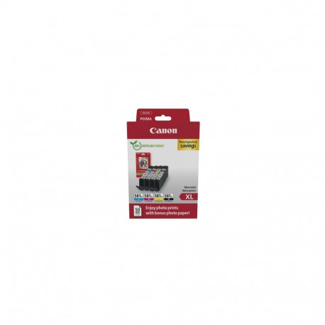 Canon CLI-581XL (2052C004) Photo value pack Ink Cartridge Multipack, C/M/Y/BK