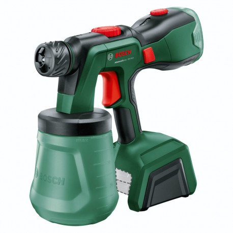Akuga värvipihustuspüstol AdvancedSpray 18V-500 Li-ioonaku 4,0Ah POWER FOR ALL ALLIANCE, roheline