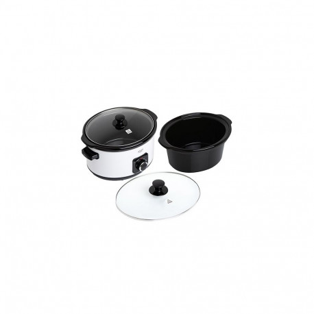 Adler AD 6413W slow cooker 5.8 L 290 W White, Black