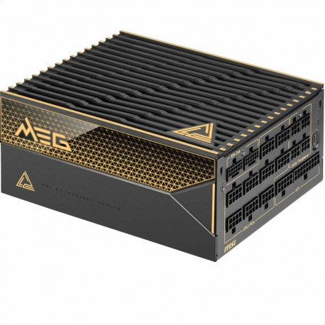 MSI MEG Ai1600T PCIE5 power supply unit 1600 W 24-pin ATX ATX Black