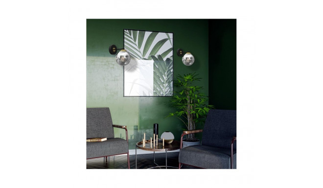 WALL LIGHT BURSA E14 BLACK/GOLD
