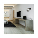 WALL LIGHT BURSA E14 BLACK/GOLD