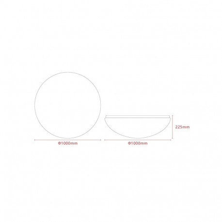 LED laevalgusti tähed CMLED-322A-90W 100CM