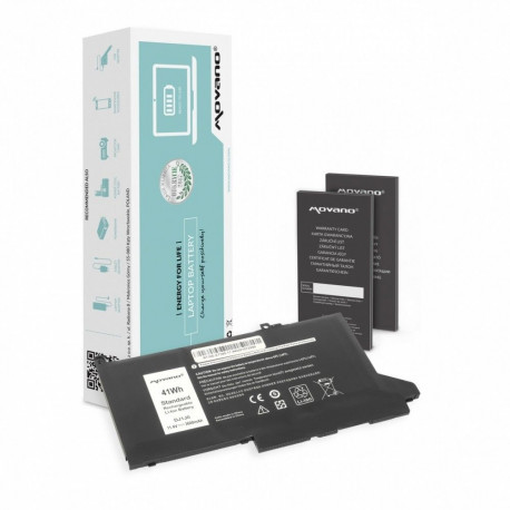 aku MYJ96 Dell Latitude E7390, E7490 jaoks – 11.4V – 3600mAh (41Wh)