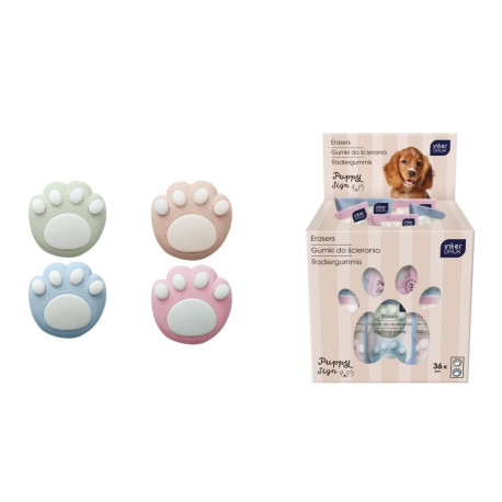 Kustukumm PAW 2 tk Puppy Sign, värviline assortii, Interdruk