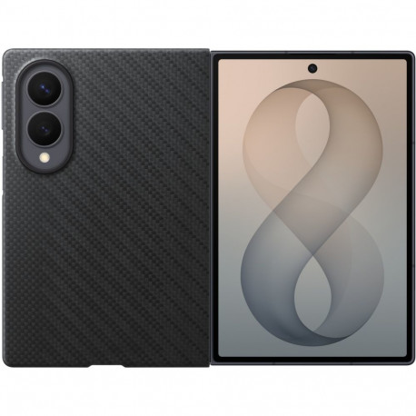 Mobiili tagakaas Samsung Galaxy Z Fold8 Carbon Magnet, must + kile
