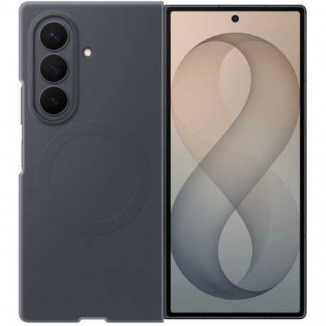 Mobiili tagakaas Samsung Galaxy Z Fold8 Ultra Silikoon Magnet, must + kile