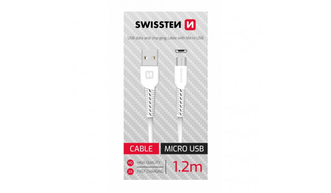 Swissten Data Cable USB / Micro USB 1.2m