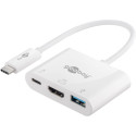 Dokkimisjaam GOOBAY USB-C - HDMI 4K@30Hz / USB-A / USB-C