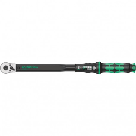 pöördemomendivõti ümberlülitatava narrega Click-Torque C 3 1/2" ajam, must/roheline
