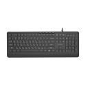 GEMBIRD Slim wired multimedia keyboard black US layout